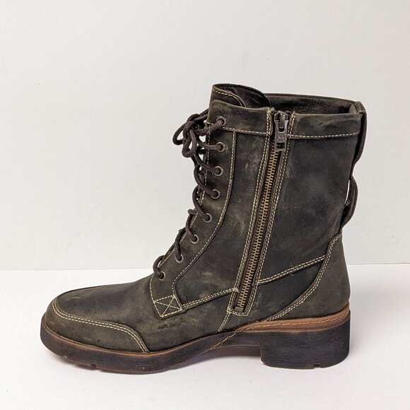 Timberland Gracelyn Waterproof Mid Boots, Dark Green, Women's 8.5 M - Picture 4 of 6